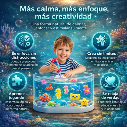 Fábrica De Squishies, Gel Mágico Para Figuras 3d En El Agua