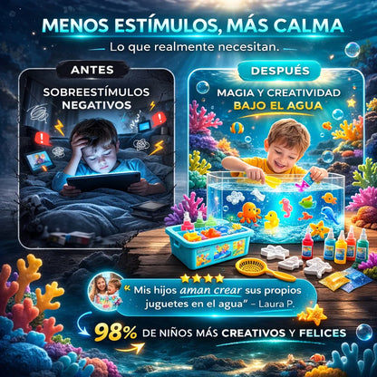 Fábrica De Squishies, Gel Mágico Para Figuras 3d En El Agua