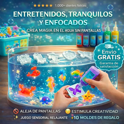 Fábrica De Squishies, Gel Mágico Para Figuras 3d En El Agua