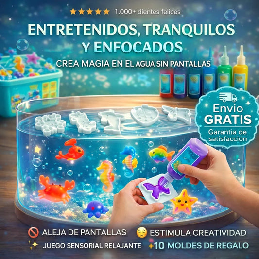 Fábrica De Squishies, Gel Mágico Para Figuras 3d En El Agua